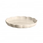 EMILE HENRY Керамична форма "MADELEINE", Ø 31см - цвят екрю