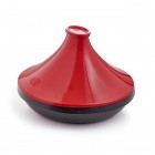 EMILE HENRY Индукционен тажин “DELIGHT" - Ø 33,5см - цвят червен и черен