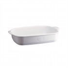 EMILE HENRY Керамична тава "RECTANGULAR OVEN DISH"- 36,5 х 23,5 см - цвят бял