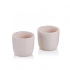 KELA Комплект от 2 бр. порцеланови чаши за еспресо/поставки за яйца “Bob“ - бежови