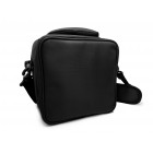 Nerthus Термоизолираща чанта за храна с 2 джоба - черен цвят