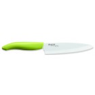 Универсален нож-бяло острие/зелена дръжка - 13см