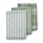 KELA Комплект от 3 бр. домакински кърпи за съдове “Pasado“ - 65х45 см - маслинено зелени