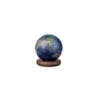 GINGKO Смарт лампа глобус “Atlas Globe“ -  тъмносиня/орех