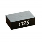 GINGKO Часовник с будилник “Flip Cilck Clock“ - черен