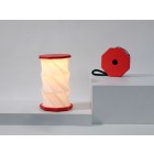 GINGKO Сгъваема смарт лампа “Mini Twist Hexagon“ - цвят червен