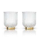 VISKI Чаши за уиски и коктейли “DECO GATSBY“ 2 бр. - 354 мл.