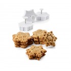 IBILI Комплект от 3 бр. форми за сладки "Снежинки"