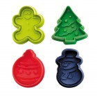 IBILI Комплект от 4 бр. форми за сладки “Christmas“