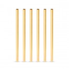 VISKI Къси коктейлни сламки “Belmont Gold“, 6 бр. - златни