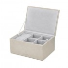 BLOMUS Кутия за бижута “SAHLA“, размер L - цвят опушено бежово (Nomad)