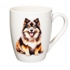 4LIVING Порцеланова чаша с дръжка “Финландски лапхунд“ - 340 мл.