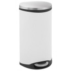 EKO Кош за отпадъци с педал “SHELL“ - 30 литра - бял
