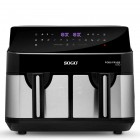 SOGO Двоен фритюрник с горещ въздух Air Fryer 2 x 4,5 л. 1750 W
