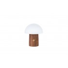 GINGKO Смарт лампа “Alice Mushroom“ S - 6,5см./орех