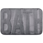 4LIVING Постелка за баня “Bath“ - 50х80 см. - сива