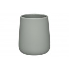 4LIVING Керамичен съд за четки за зъби “Nova“ - цвят сив