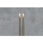 FINNLUMOR LED свещи с 3D пламък 2 бр. - сиви