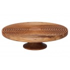 MAKU Акациева оребрена поставка за торта / сладкиш - Ø 30 см.