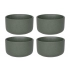 MAKU Комплект керамични купички за суфле / крем брюле - 4 бр. 175 мл. - зелени