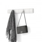 UMBRA Закачалка за стена с 5 бр. закачалки “FLIP“ - цвят бял