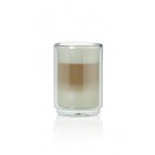 AdHoc Двустенна чаша IMPACT,400мл - сиво стъкло