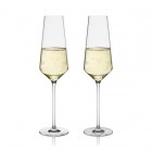 VISKI Кристални чаши за шампанско “LIMINAL“ 2бр - 266 мл.